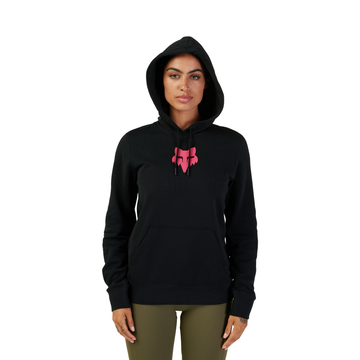 Womens Fox Head Pullover Hoodie