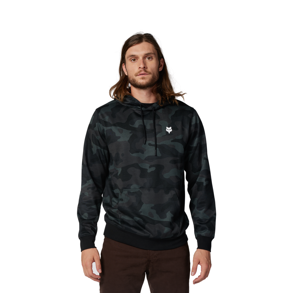 Fox Head Camo Pullover Hoodie